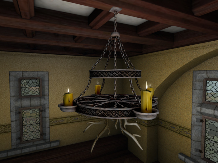 VRDz Decor Chandelier Candles  + Menu V1.2
