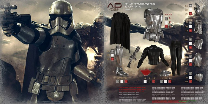 [AD] - The Troopers Captain - BRACERS 1 - Silver - GIANNI