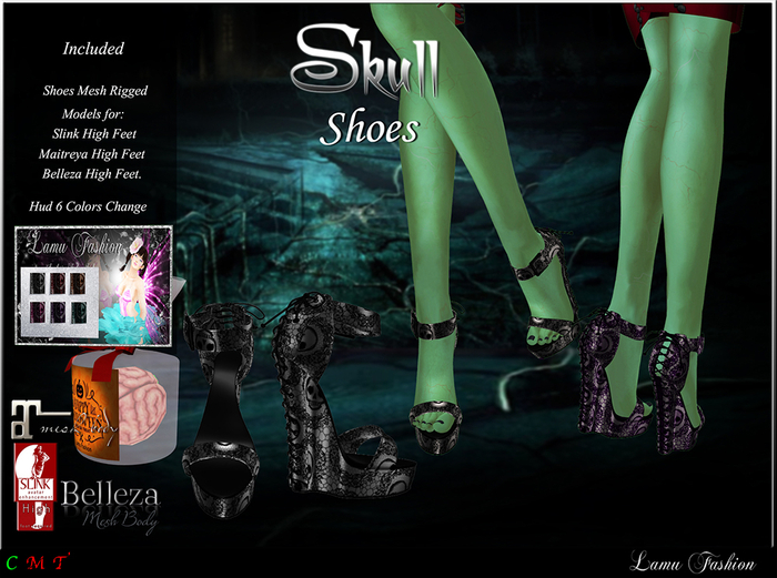 -Lamu Fashion-Shoes *Skull* *SPECIAL PRICE!*