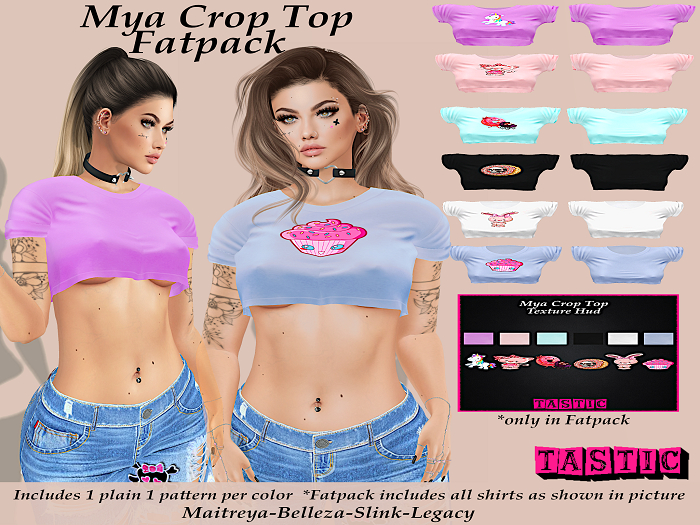 Tastic-Mya Crop Top Fatpack 50% Off Sale!