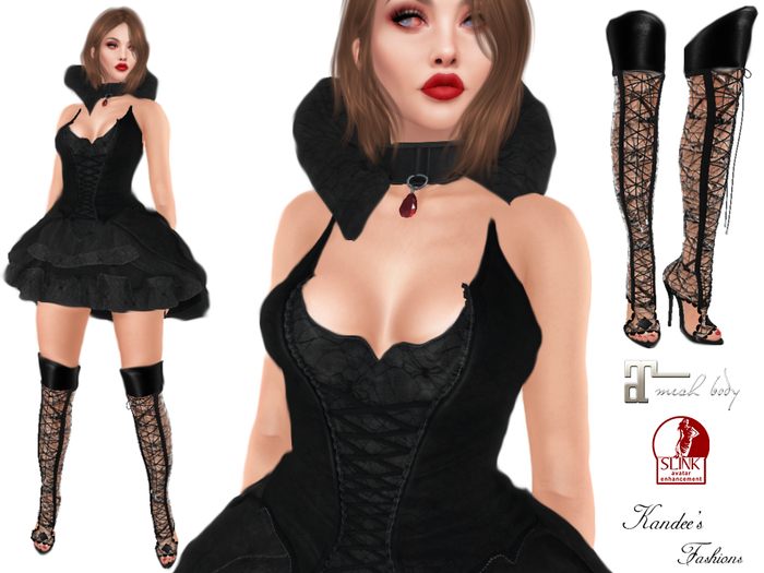 Vampire Dress + Boots