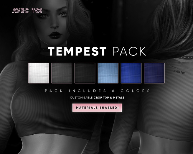 AVEC TOI - Ribbed Mockneck TEMPEST PACK