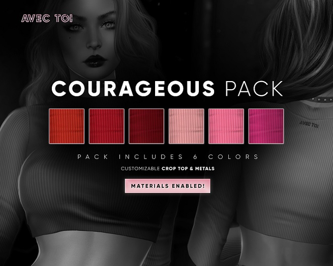 AVEC TOI - Ribbed Mockneck COURAGEOUS PACK