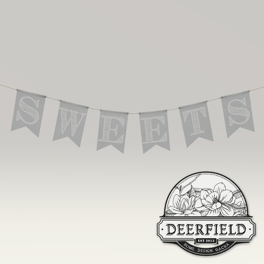 The Hive. Candy Shoppe Banner - Powder Blue