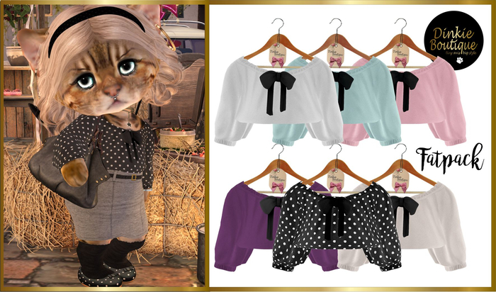 *DB* DINKIES POPPY BLOUSE* FATPACK