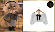*DB* DINKIES POPPY BLOUSE* white