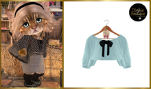 *DB* DINKIES POPPY BLOUSE* sky