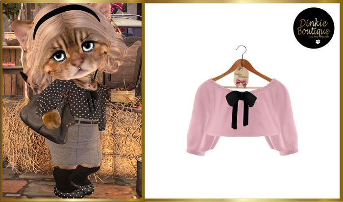 *DB* DINKIES POPPY BLOUSE* blush