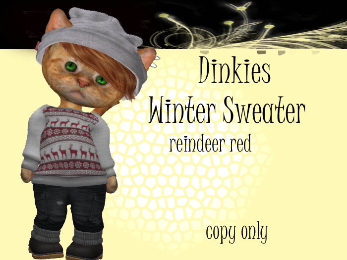 RT -WINTER JUMPER - REINDEER -red and grey       -ADD TO UNPACK