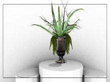 [AE] Garden Store - Exotic Floral Vase Valone