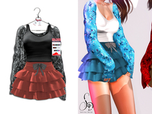 SENTINUS - Dany Outfit w HUD - BLACK Cardigan