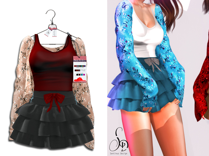 SENTINUS - Dany Outfit w HUD - ROSE Cardigan