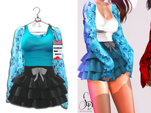 SENTINUS - Dany Outfit w HUD - SKYBLUE Cardigan
