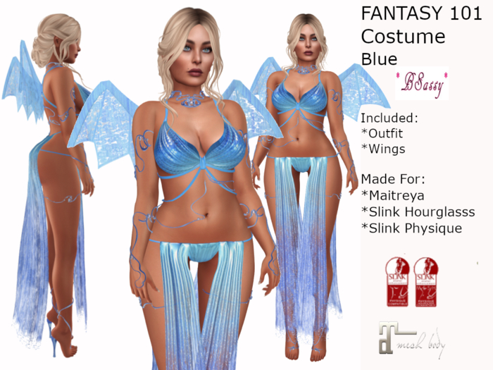 *BSASSY* FANTASY 101 BLUE