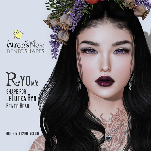 { wren's nest } Ryo Shape for LeLutka Ryn Bento head