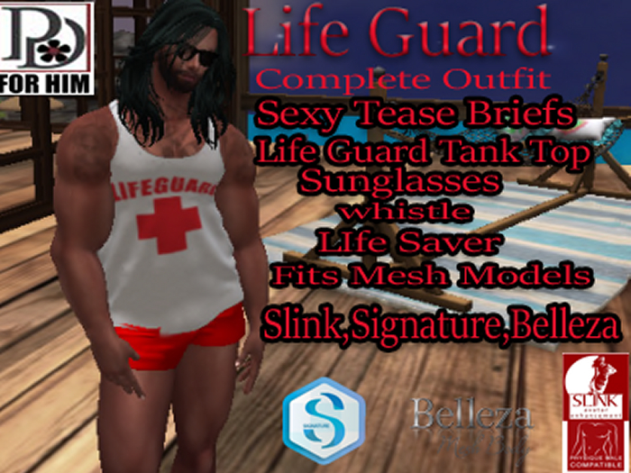 !PD-MensLifeGuard Costume