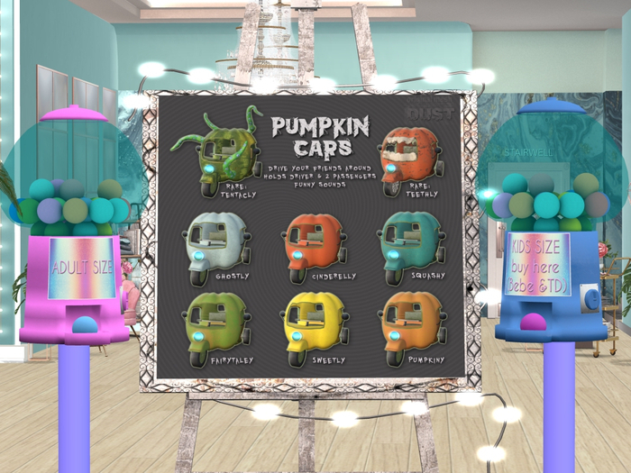 DUST: Pumpkin Car Teethy RARE [A]