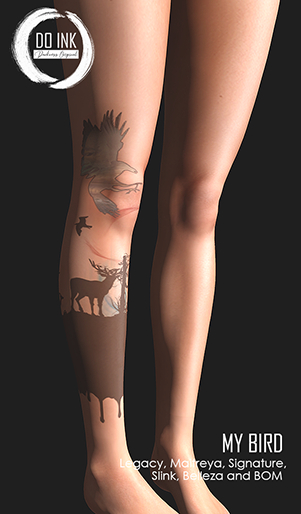 DO INK TATTOO MY BIRD LEG GIFT