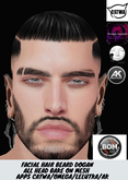 !O.S! Facial hair Beard Dogan BOM/Catwa/Omega/Lel/AK