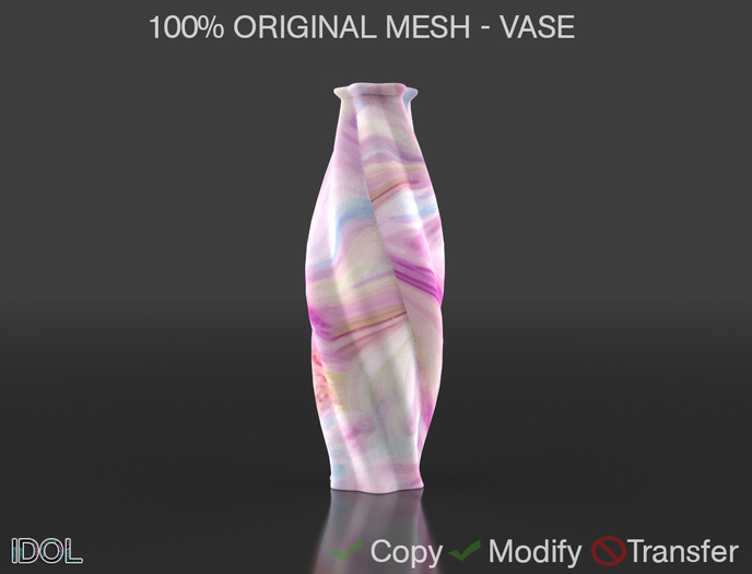 Pink Ombre Vase