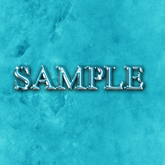 Zoy Texture [ Snow Ice 02 ] Seamless - Cobalt Teal
