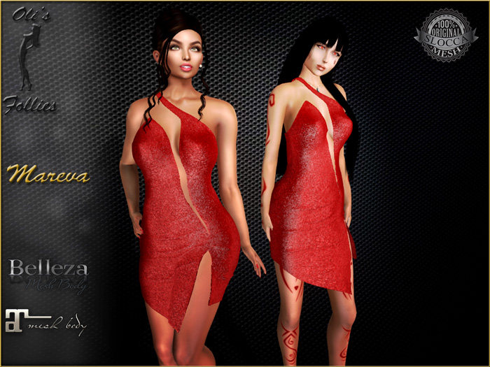 Oli's Follies Mareva red dress