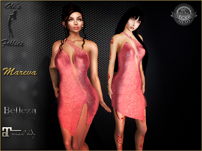 Oli's Follies Mareva pink dress
