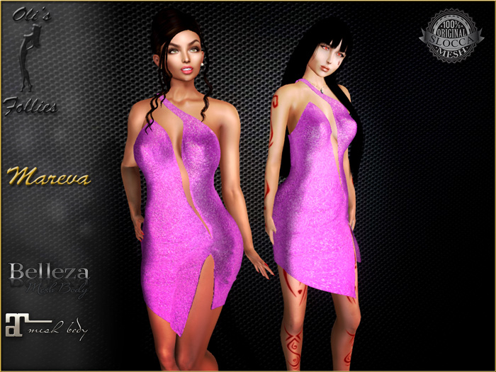 Oli's Follies Mareva mauve dress