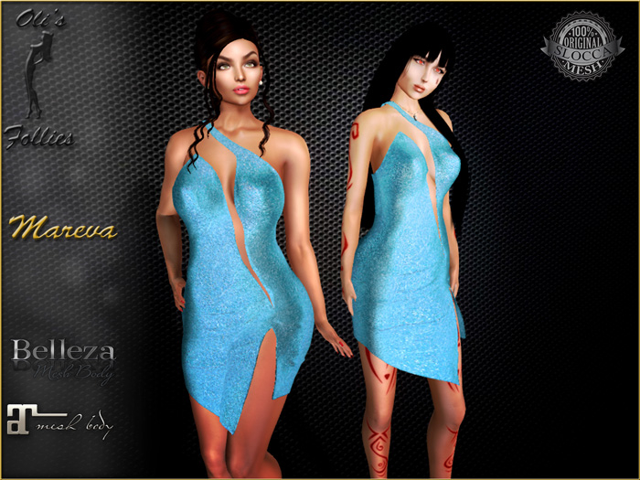 Oli's Follies  Mareva blue dress
