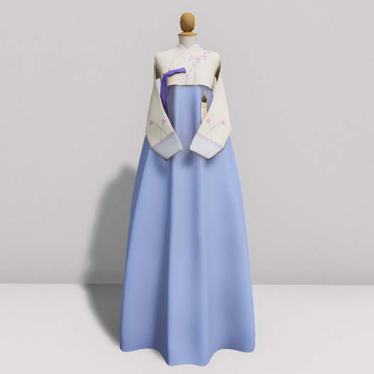 blue hanbok
