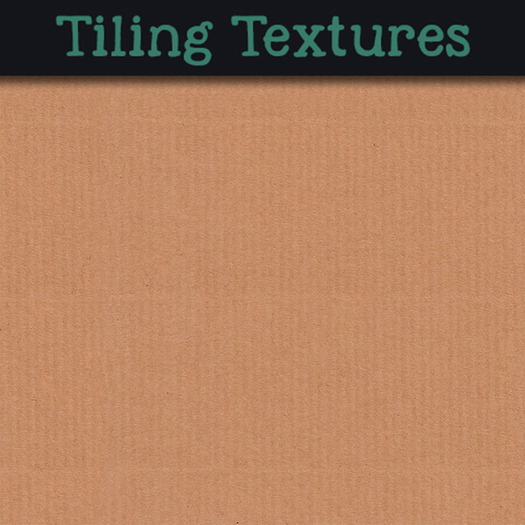 Corrugated cardboard for packaging boxes - Seamless texture