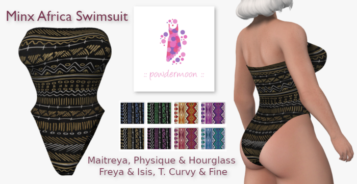 powdermoon - Minx Africa Swimsuit With HUD
