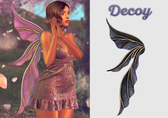 Decoy - Angela Wings: Charcoal