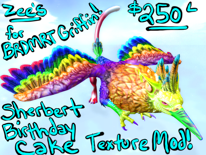 Zee's Sherbert Birthday Cake Griffin Texture Applier