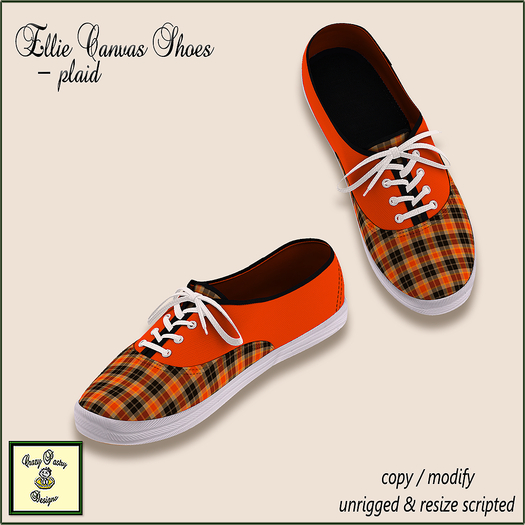 Crazy Pastry Designs Ellie Canvas Shoes - Plaid