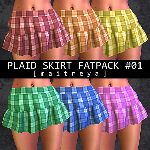 <iD> Plaid Skirt Fatpack #1