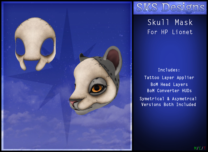 SKS Skull Mask for HP Lionet