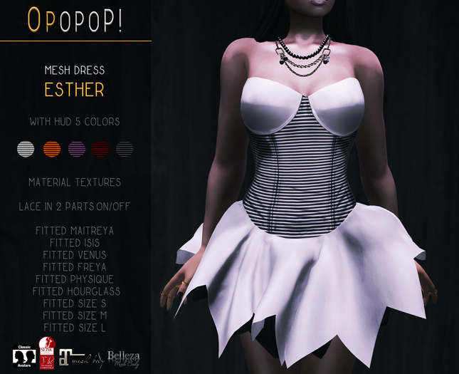 OPOPOP ! Mesh Dress ESTHER V#3