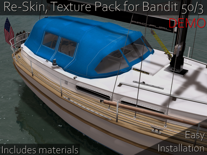 [DHS] Outside Fabrics, Blue - DEMO - for Bandit 50/3