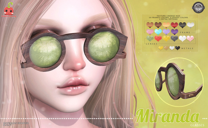 [Cubic Cherry] {Miranda} glasses (BOX)