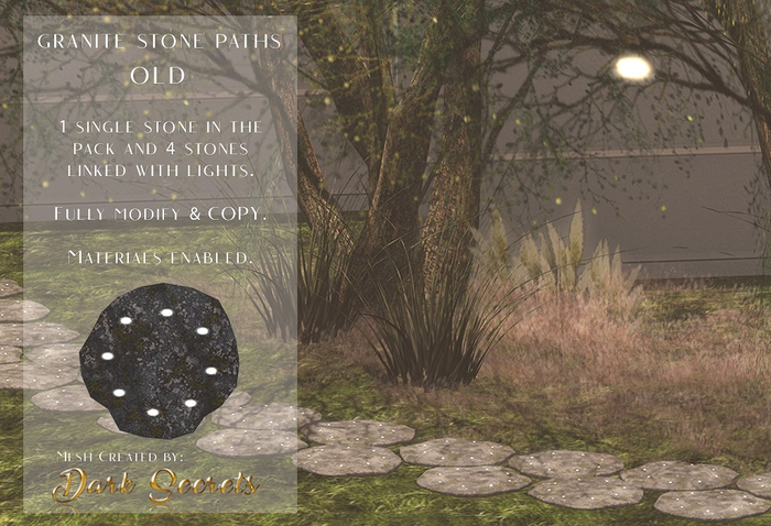 Dark Secrets - Granite Stone Paths Old Set