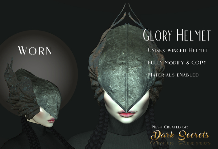 Dark Secrets - Glory Helmet Worn