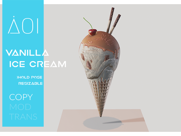 < AOI > Ice cream - Vanilla