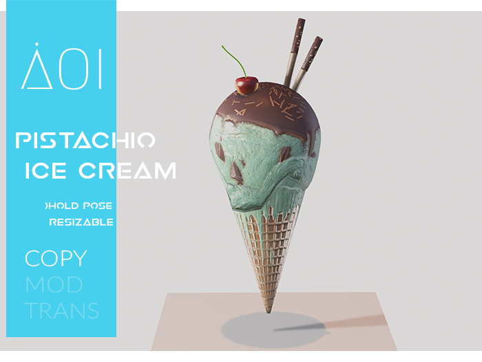 < AOI > Ice cream - Pistachio