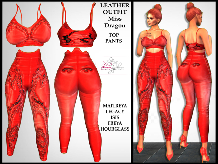 LEATHER OUTFIT Miss Dragon Demo