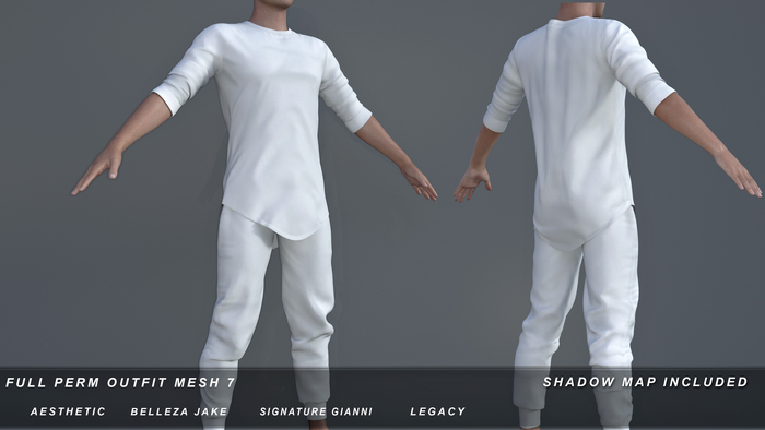G.M FULL PERM MESH OUTFIT 7