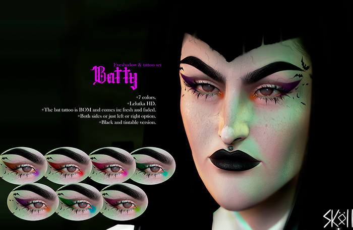 Skoll - Batty Eyeshadows/facetattoo Unpacker