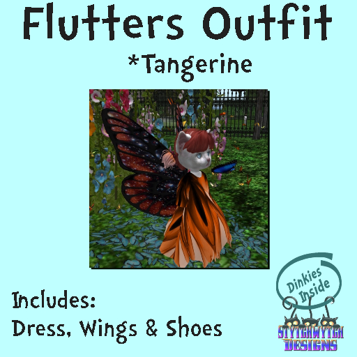 ~SWD~ DI- Flutters Outfit *Tangerine