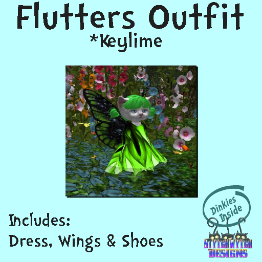 ~SWD~ DI- Flutters Outfit *Keylime