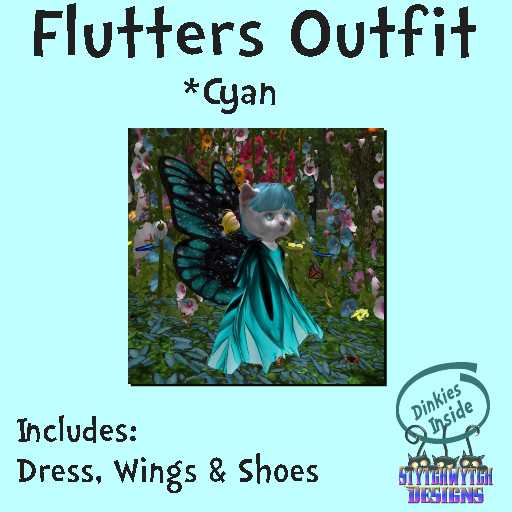 ~SWD~ DI- Flutters Outfit *Cyan